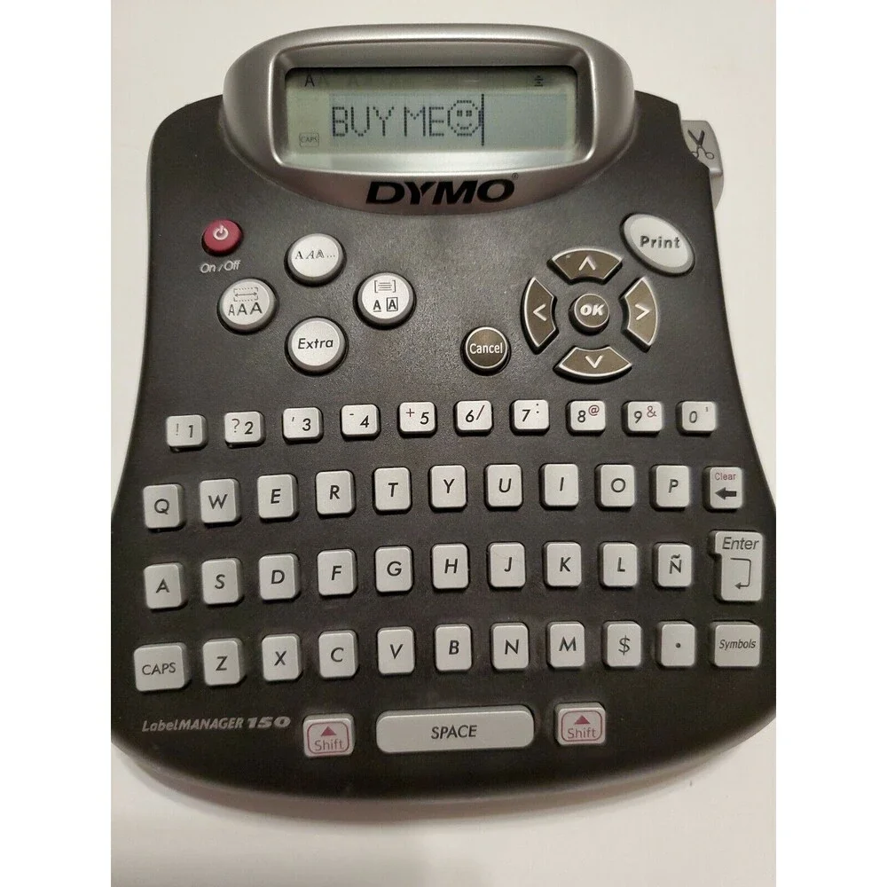 Dymo Label Maker Label Manager 150 Thermal Printer Tested No Plug